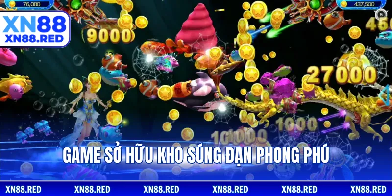 Game sở hữu kho súng đạn phong phú